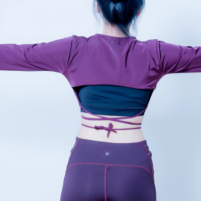 Áo Thể Thao Nữ Đa Năng LMcation Joyce Crop Top - Tím