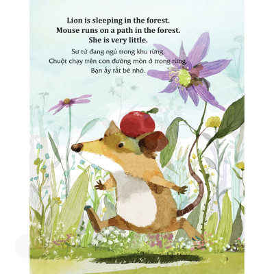 Học Tiếng Anh Cùng Truyện Ngụ Ngôn Aesop - Sư Tử Và Chuột - The Lion And The Mouse