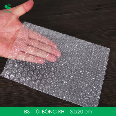 B3 - 30x20 cm - 25 Túi bóng khí chống sốc đóng hàng - Túi gói hàng, bọc chống sốc, xốp chống sốc