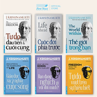 Sách - Combo J. Krishnamurti (6 quyển) - First News