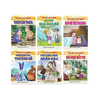 Sách - Mẹ Kể Con Nghe 1 - Trọn Bộ 6 Cuốn - Khang Việt Book
