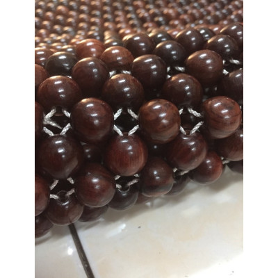 Lót ghế ô tô hạt gỗ Trắc ( hình thật )