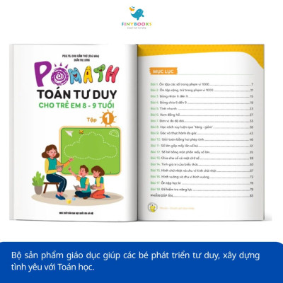 Sách - Combo Pomath Toán Tư Duy Cho Trẻ Em (Tập 1 - 6) Theo Chương Trình Mới Nhất
