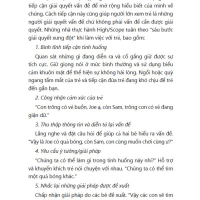 Sách Cẩm nang giáo dục mầm non theo cách tiếp cận High/Scope