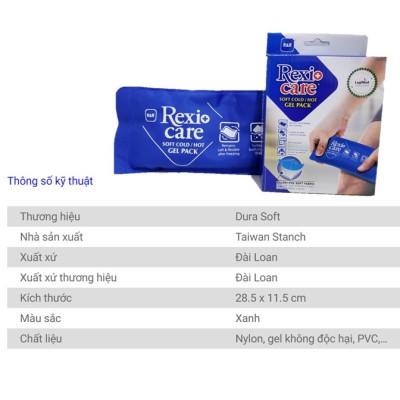 Túi Chườm Gel Nóng Lạnh Giảm Đau Hạ Sốt (28.5 x 11.5cm)