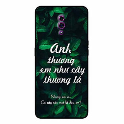 Ốp lưng in cho Oppo Reno Mẫu Anh Thương Em
