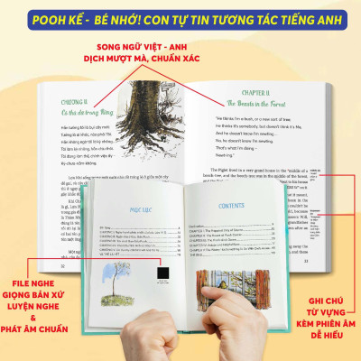 Sách - Winnie-The-Pooh - Gấu Pooh Xinh Xắn - Adventures In The Hundred Acre Wood - Những Cuộc Phiêu Lưu Trong Rừng Trăm Mẫu