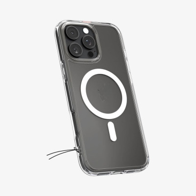 Ốp Lưng Spigen trong suốt sạc từ tính cho iPhone 16 Pro Max / 16 Pro, SPIGEN CRYSTAL HYBRID MAGFIT_ Hàng chính hãng