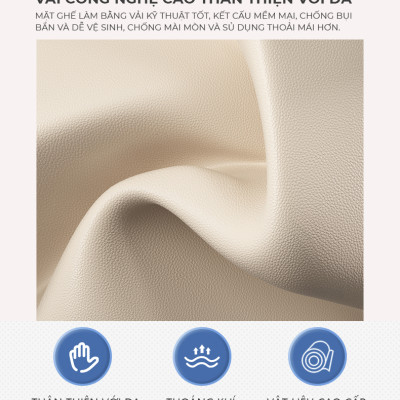 Ghế đôn sofa, ghế bàn trang điểm đệm dày bọc da phong cách hiện đại - GC47