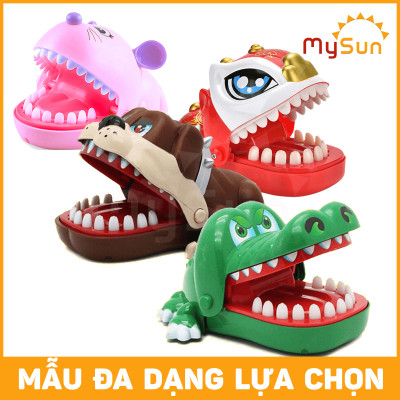 Đồ chơi cá sấu cắn tay loại to mini cá mập cá xấu cắn tay bấm răng MySun