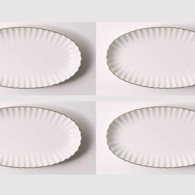 Đĩa bầu dục Cotton 10" - Erato- Hàng nhập khẩu Hàn Quốc