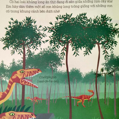 Cuốn Sách Bóc Dán Đầu Tiên Của Tớ - Khủng Long