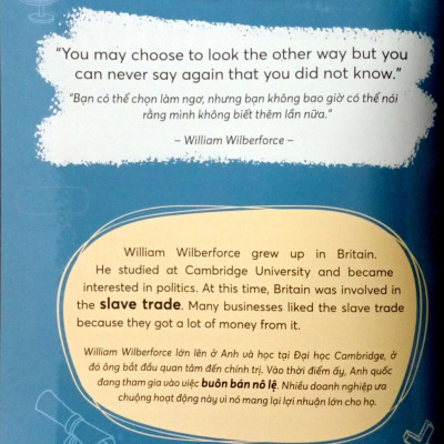 Sách song ngữ Danh nhân Thế giới – World Famous People: I Can Be Heard– Tớ có thể trở thành người thay đổi thế giới, tặng file nghe tiếng Anh