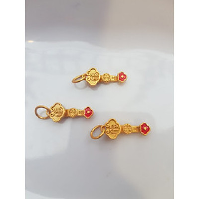 Phụ Kiện Charm Vòng Tay Nữ đẹp Hình Gậy Như Ý màu vàng phối vòng tay Nữ phối với vòng đeo tay của mình xinh xinh ạ