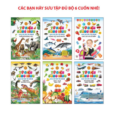 Sách - Từ Điển Bằng Hình Động Vật Dưới Nước (Song Ngữ Đầu Tiên Của Bé)-mk