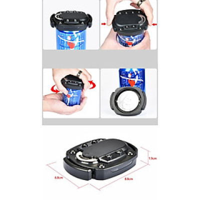 Dụng cụ mở nắp lon bia,khui chai bia cao cấp 2 trong 1 bằng Inox tiện dụng