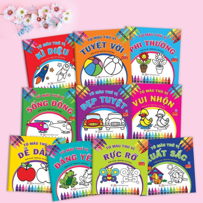 Sách Tô Màu Thú Vị Đáng Yêu - Tân Việt Books