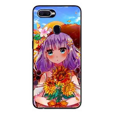 Ốp Lưng in cho Realme 2 Pro Mẫu Nàng Hướng Dương - Hàng Chính Hãng