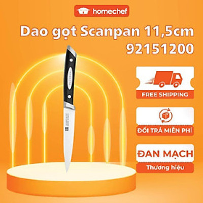 Dao cắt thái, gọt hoa quả, dao bếp đa năng Scanpan Classic 11.5cm 92151200, thép không gỉ cao cấp