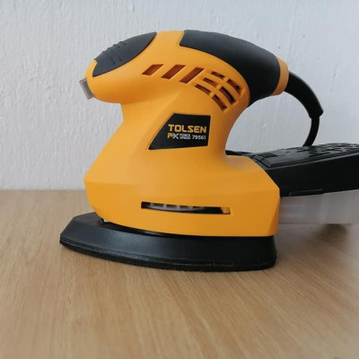 MÁY ĐÁNH BÓNG (CHÀ NHÁM) TAM GIÁC 200W TOLSEN 79561 - HÀNG CHÍNH HÃNG