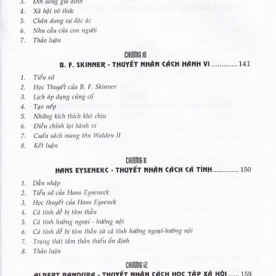 Các Học Thuyết Tâm Lý Nhân Cách (Tái Bản 2024)