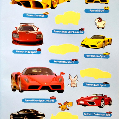 Dán Hình Ô Tô Thú Vị - Siêu Xe Siêu Ngầu