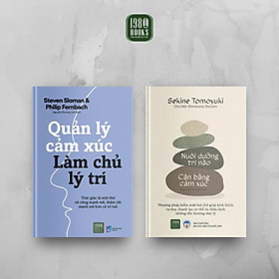 Sách - Combo 2 Cuốn: Quản Lý Cảm Xúc Làm Chủ Lý Trí + Nuôi Dưỡng Trí Não - Cân Bằng Cảm Xúc - 1980 Books