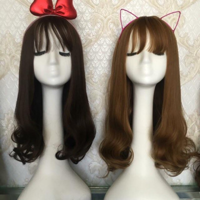 Tóc giả cao cấp chịu nhiệt- tặng lứoi chùm tóc- hình thật