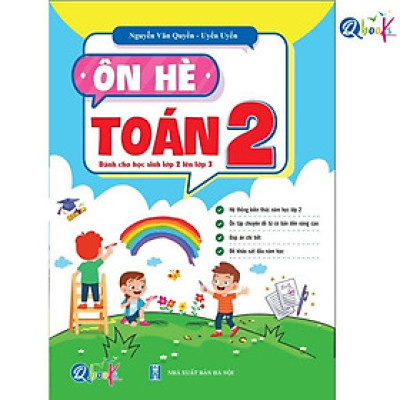 Sách - Ôn Hè Toán 2 - Dành cho học sinh lớp 2 lên 3 (1 cuốn)