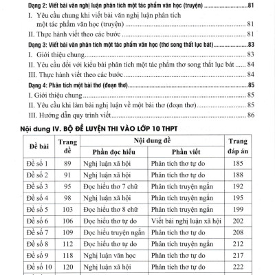 Ôn Thi Vào Lớp 10 Môn Ngữ Văn - Tự Luận Và Trắc Nghiệm (Dùng Chung Cho Các Bộ SGK Hiện Hành) (HA)