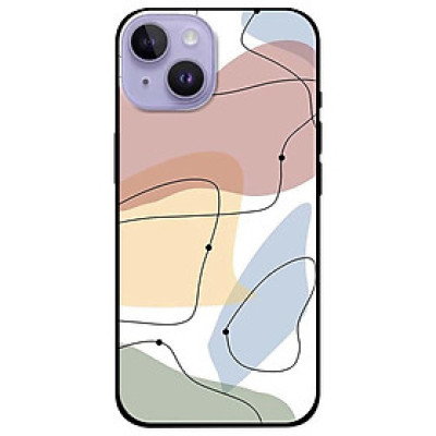 Ốp lưng dành cho Iphone 14 - Iphone 14 Plus - Iphone 14 Pro - Iphone 14 Pro Max - Tranh Loang Viền Đen