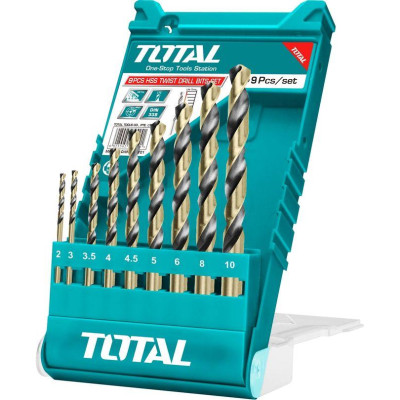 BỘ 9 MŨI KHOAN KIM LOẠI TACSD0095 TOTAL- HÀNG CHÍNH HÃNG