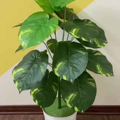 Chậu nhựa trồng cây đã kèm xốp cắm cây giả - Cao từ 12cm đến 40cm - Cây giả, hoa lụa Decor trang trí nhà cửa