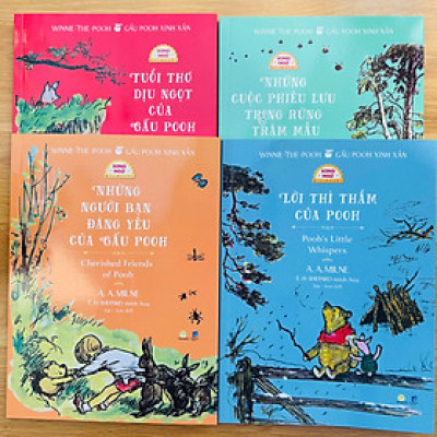 (Trọn bộ 4 tập) GẤU POOH XINH XẮN – A.A.Milne – HG Books