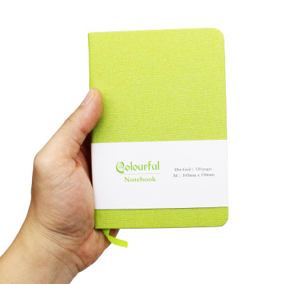 Sổ Colourful Notebook A6 - Dòng Kẻ Chấm - 120 Trang 100gsm - The Sun - Màu Xanh Lá