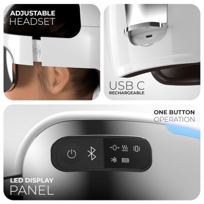 Máy Massage Đầu aYosun PN - J890  chính hãng Pin sạc 