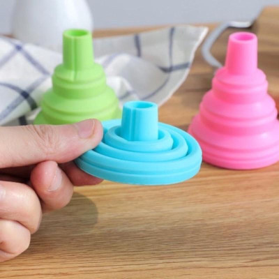 Phễu gấp gọn sillicon dùng để rót rượu, rót dầu, chất lỏng, chịu nhiệt tốt - Đồ dùng, dụng cụ nhà bếp