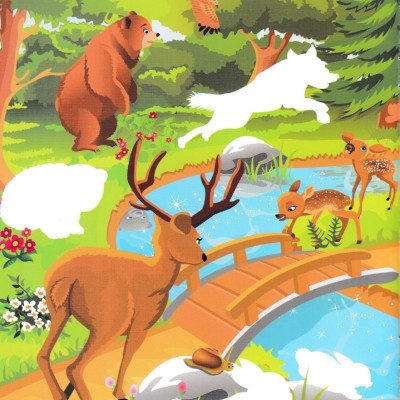 Sticker Dán Hình Thông Minh - Thám Hiểm Rừng Xanh _VT