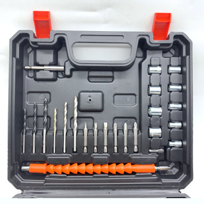 Bộ máy khoan pin HUMMER 66V khoan tường, khoan sắt, khoan bê tông máy 2 pin, đảo chiều và mũi khoan