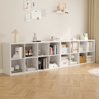 Kệ sách 8 hộc đựng đồ lớn gỗ mdf dày 25mm cao cấp  decor phong cách minimalism thương hiệu IGA  - GA33