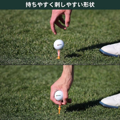 Tee golf nhựa đầu mềm Tabata GV1419 I 3 size S, M, L