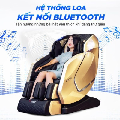 Ghế Massage Toàn Thân Lifesport LS-599, Con Lăn 5D Kết Hợp Massage Với Nhiệt Hồng Ngoại, Trị Liệu Chuyên Sâu