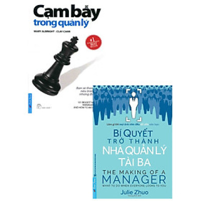 Combo Cạm Bẫy Trong Quản Lý + Bí Quyết Trở Thành Nhà Quản Lý Tài Ba (Bộ 2 Cuốn)