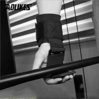 Đai cổ tay nâng tạ AOLIKES A-7643 có móc thép Sport Pressure Wrist Support
