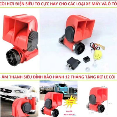 CÒI HƠI ĐIỆN KÊU CỰC TO HAY LẮP XE MÁY ÔTÔ MẪU MỚI CỰC CHẤT