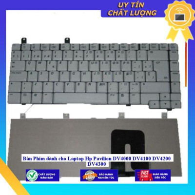 Bàn Phím dùng cho Laptop Hp Pavilion DV4000 DV4100 DV4200 DV4300  - MÀU TRẮNG - Hàng Nhập Khẩu New Seal