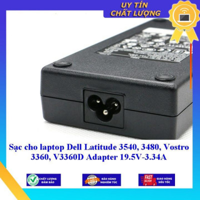 Sạc cho laptop Dell Latitude 3540 3480 Vostro 3360 V3360D Adapter 19.5V-3.34A - Hàng Nhập Khẩu New Seal