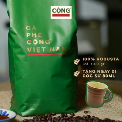 Cà phê bột pha phin 1kg, combo 3kg, 5kg, 10kg Cộng Cà phê