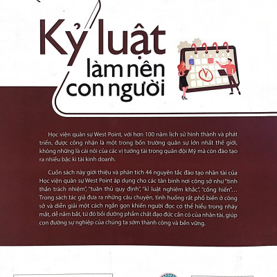 Kỷ Luật Làm Nên Con Người - Con đường thành công từ Học viện quân sự West Point - Hàng Chính Hãng