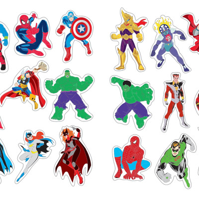 Tô Màu Rèn Luyện Iq Eq Cq - Super Heroes Siêu Anh Hùng - Tập 1 - Tặng Kèm Sticker